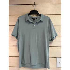 Michael Kors Green/Gray polo Size Large
